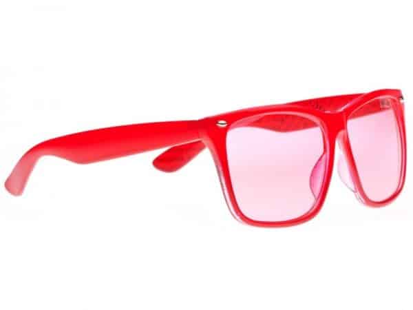 red wayfarer sunglasses